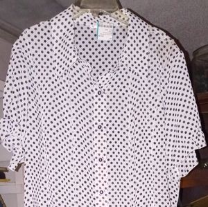 Blk & Wht Polka Dot dress